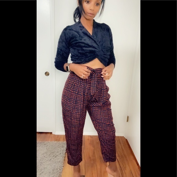 Arc & Co High-Waisted Paperbag Pant size small - Picture 8 of 15